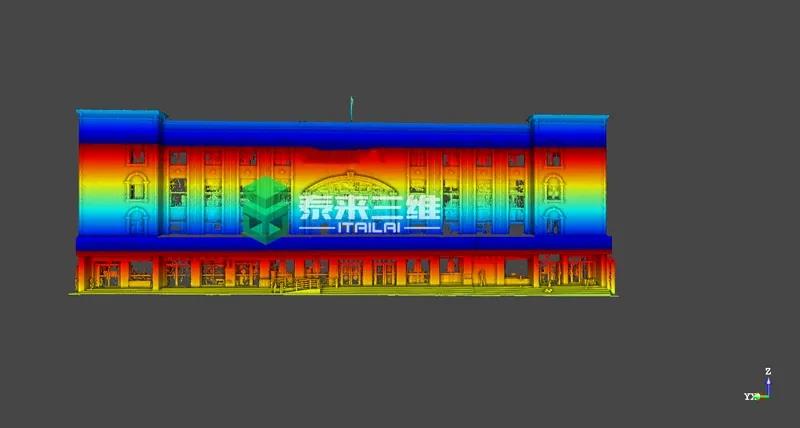 建筑外立面测量改造 | 某商业街三维激光扫描案例